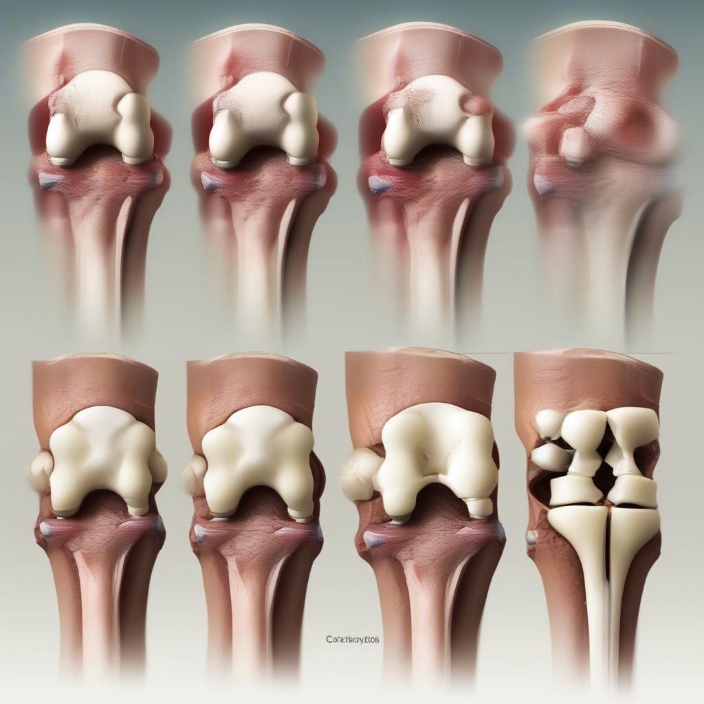 Hình ảnh minh họa thoái hóa khớp