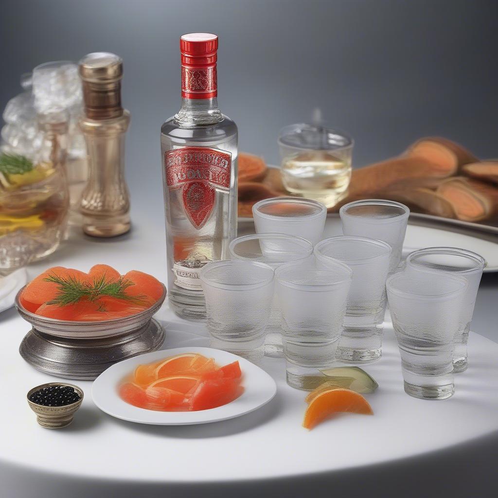 Thưởng thức Vodka Nga