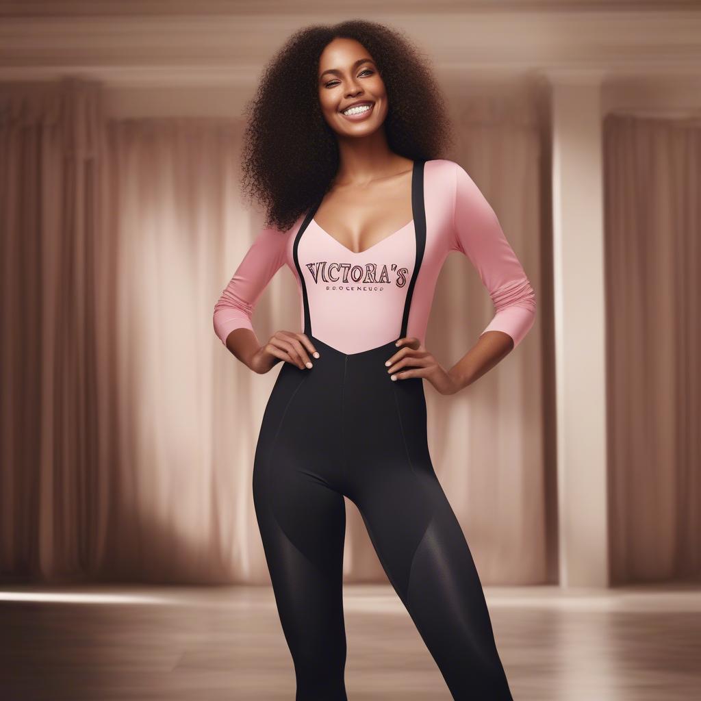 Victoria's Secret body suit tự tin tỏa sáng