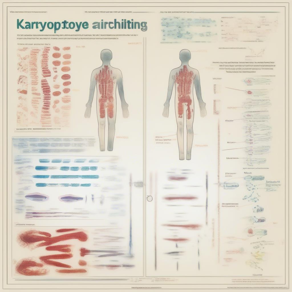 Xét nghiệm Karyotype: Hình ảnh minh họa quá trình thực hiện xét nghiệm karyotype để phân tích nhiễm sắc thể.