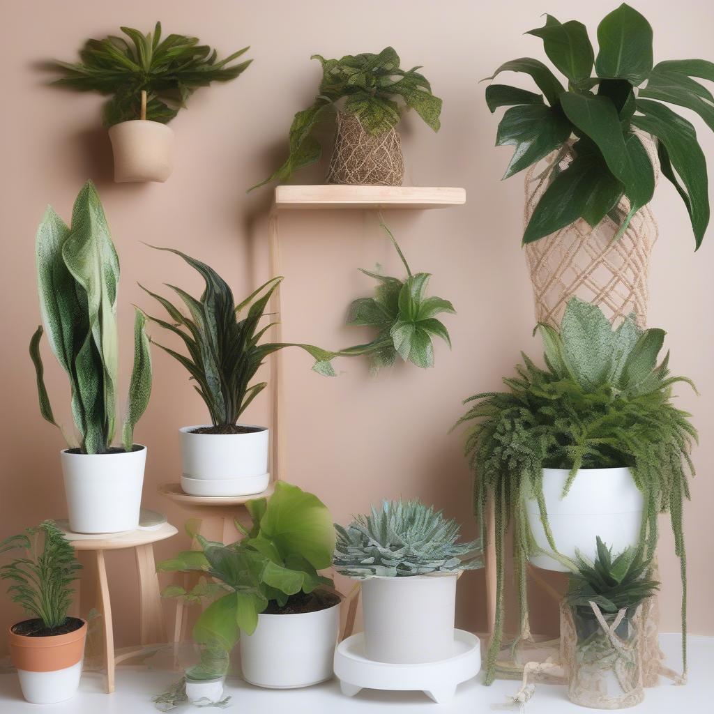 Trending houseplants and indoor gardening setups